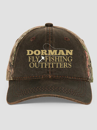Fly Fishing : Embroidered 2-Tone Camo Hats