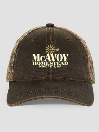 Homestead : Embroidered 2-Tone Camo Hats
