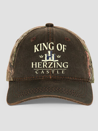 King Of The Castle : Embroidered 2-Tone Camo Hats