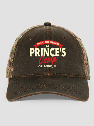 Livin' The Dream Camp : Embroidered 2-Tone Camo Hats