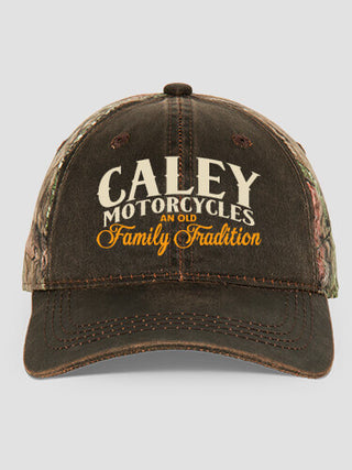 Motorcycle Family Tradition : Embroidered 2-Tone Camo Hats