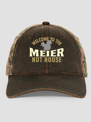 Nut House : Embroidered 2-Tone Camo Hats