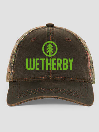 Pine Tree : Embroidered 2-Tone Camo Hats