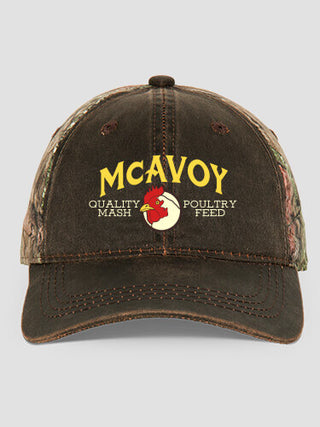 Poultry Feed : Embroidered 2-Tone Camo Hats