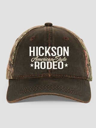Rodeo : Embroidered 2-Tone Camo Hats