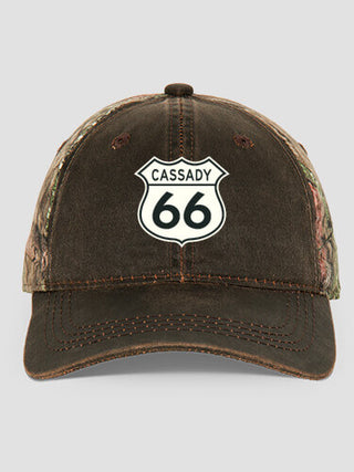 Route 66 : Embroidered 2-Tone Camo Hats
