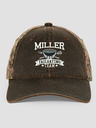 Tailgating Team : Embroidered 2-Tone Camo Hats