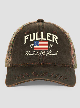 United We Stand : Embroidered 2-Tone Camo Hats