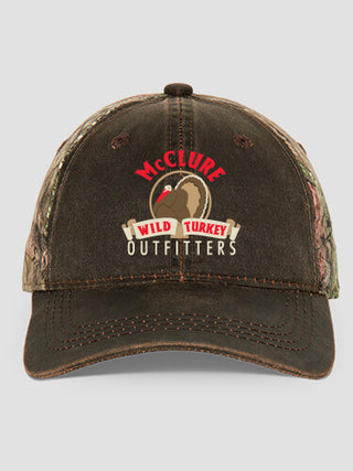 Wild Turkey Outfitters : Embroidered 2-Tone Camo Hats