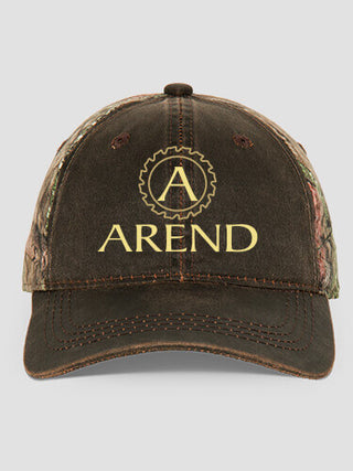 Woodworking Monogram : Embroidered 2-Tone Camo Hats