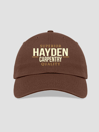 Carpentry : Embroidered Baseball Hats