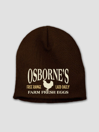 Farm Fresh Eggs : Embroidered Beanies