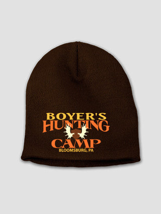 Moose Hunting Camp : Embroidered Beanies