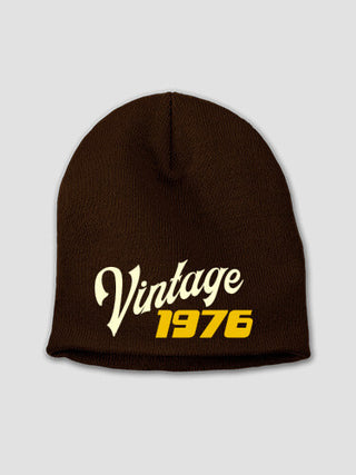 Vintage : Embroidered Beanies
