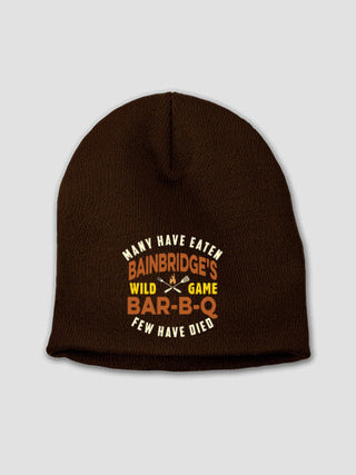 Wild Game Few Have Died BBQ : Embroidered Beanies