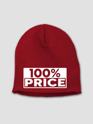 100 Percent : Embroidered Beanies