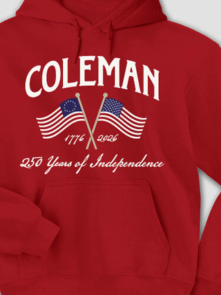 Celebrating 250 Years : Printed Hoodies