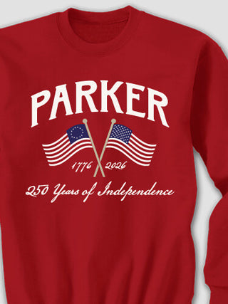 Celebrating 250 Years : Printed Sweatshirts