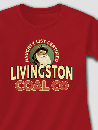 Christmas Coal Company : Adult Ladies Fitted T-Shirt