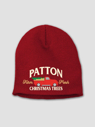 Christmas Tree Farm : Embroidered Beanies