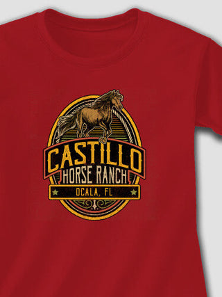 Classic Horse Ranch : Adult Ladies Fitted T-Shirt