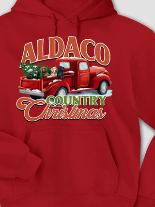 Country Christmas : Printed Hoodies