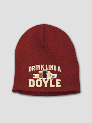 Drink Like A : Embroidered Beanies