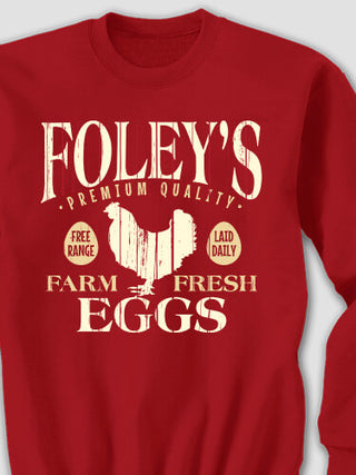 Farm Fresh Eggs : Printed Sweatshirts