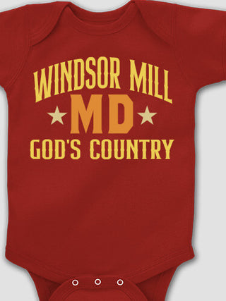 God's Country : Printed Baby Bodysuits