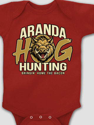 Hog Hunting : Printed Baby Bodysuits