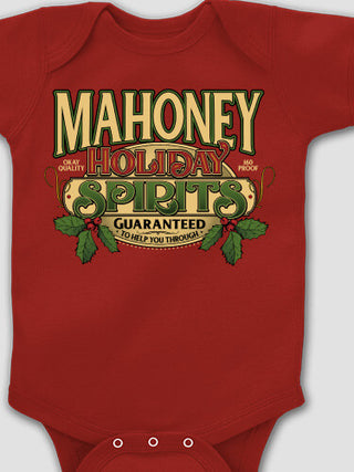 Holiday Spirits : Printed Baby Bodysuits