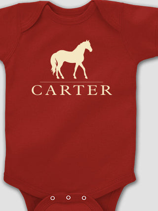 Horse : Printed Baby Bodysuits
