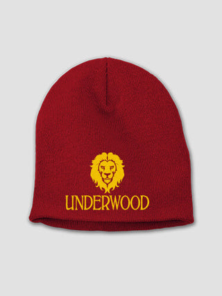 Lion : Embroidered Beanies