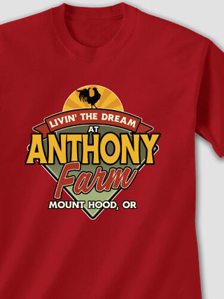 Livin' The Dream Farm : Printed T-Shirts
