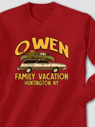 Retro Family Vacation : Printed Long Sleeves