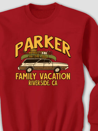 Retro Family Vacation : Printed Sweatshirts