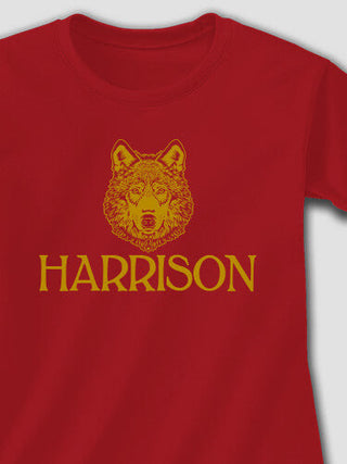 Wolf : Adult Ladies Fitted T-Shirt