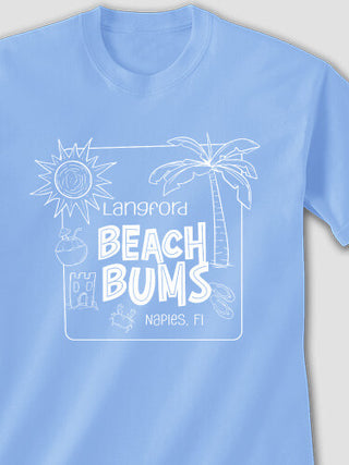 Beach Bums : Printed T-Shirts