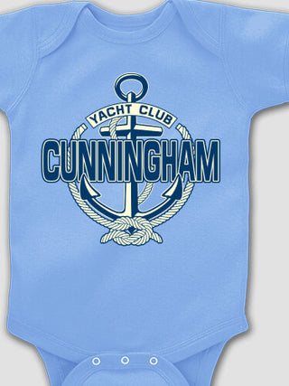 Classic Yacht Club : Printed Baby Bodysuits