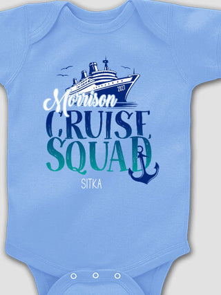 Cruise Squad : Printed Baby Bodysuits