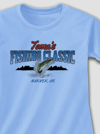 Fishing Classic : Adult Ladies Fitted T-Shirt