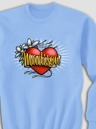 Heart Tattoo : Printed Sweatshirts