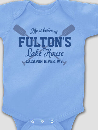 Lake House : Printed Baby Bodysuits