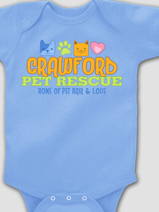 Pet Rescue : Printed Baby Bodysuits