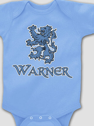 Scottish Lion : Printed Baby Bodysuits