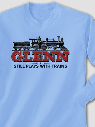 Still Plays With Trains : Printed Long Sleeves