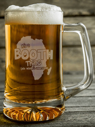 African American Thing : Beer Mugs - Engraved