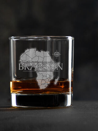 African Heritage : Rocks Glasses - Engraved