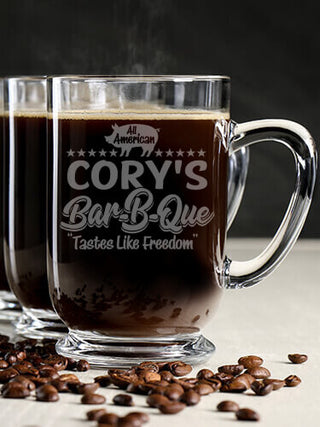 All American BBQ : Coffee Mugs - Engraved