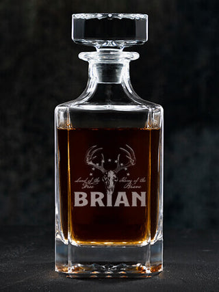 American Hunter : Whiskey Decanter - Engraved